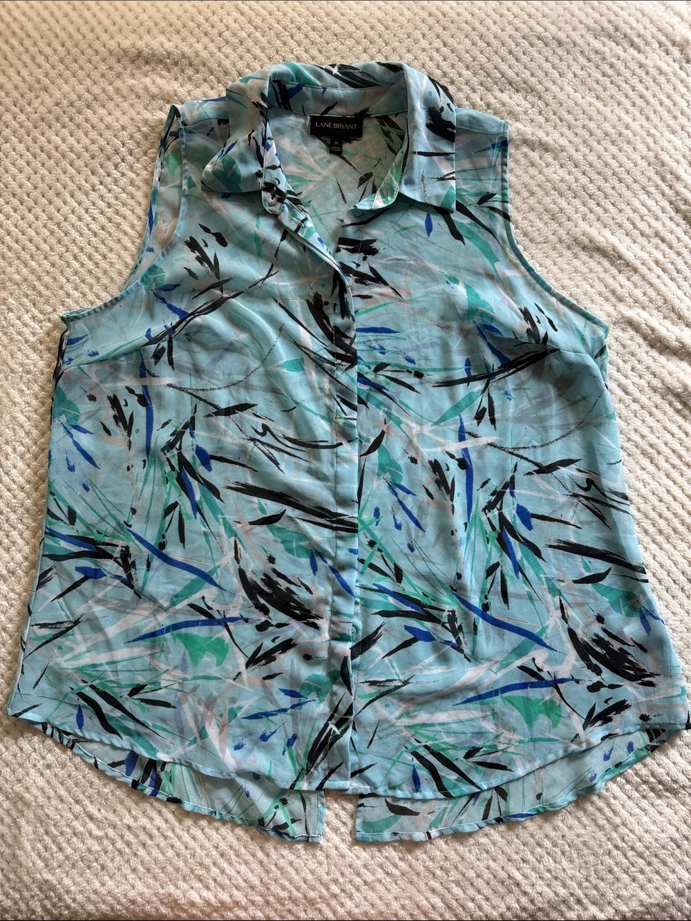 👚 EUC Lane Bryant Sleeveless Button Front Blouse – Women’s Size 20